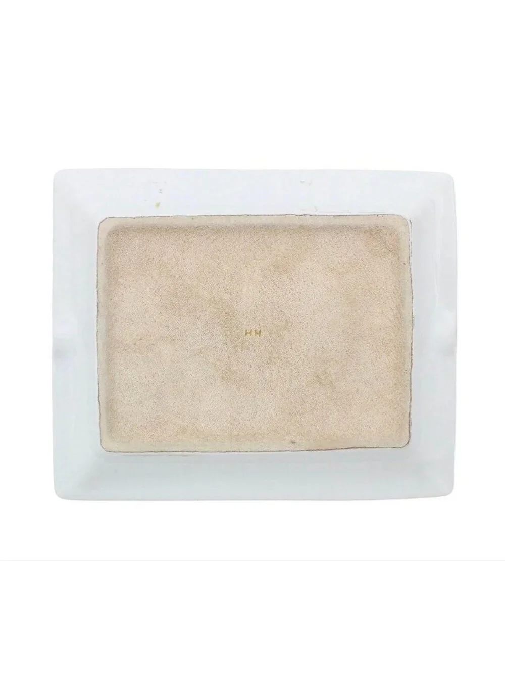 Hermes Ashtray Case White
